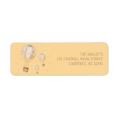 Kute kinderen Birthday Return Address Label (Voorkant)