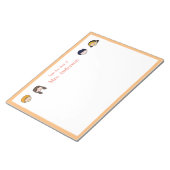 Kute kinderen Leerkrachten Notitieblok (Schuin)