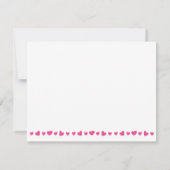 Kute Kissende Couple met Kaart van hartenliefde (Achterkant)