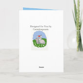 Kute Kissingende Bunnies Valentijns Feestdagen Kaart (Achterkant)