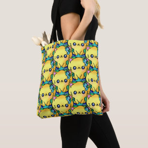 Kute Kitten Mermaid Sweet Ocean Beach Tote Bag
