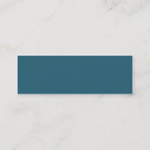 Kute kleine blauwe vogels met draaiende staart om  mini visitekaartje (Achterkant)