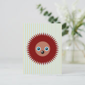 Kute kleine egel briefkaart (Staand voorkant)