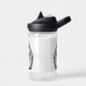 Kute kleine hamster die een hart bewaarde waterfles (Links)