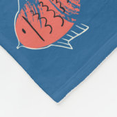 Kute kleine kattenzeemeermin naadloos patroon. Tex Fleece Deken (Hoek)