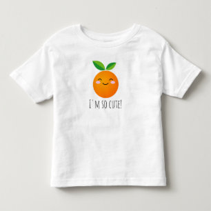 Kute kleine kawaii-sinaasappels kinder shirts