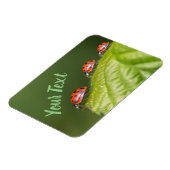 Kute kleine ladybug geeft succes en fortuin! magneet (Linkerzijde)