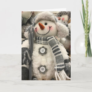**KUTE KLEINE MAN ZEGT MERRY CHRISTMAS" FEESTDAGEN KAART