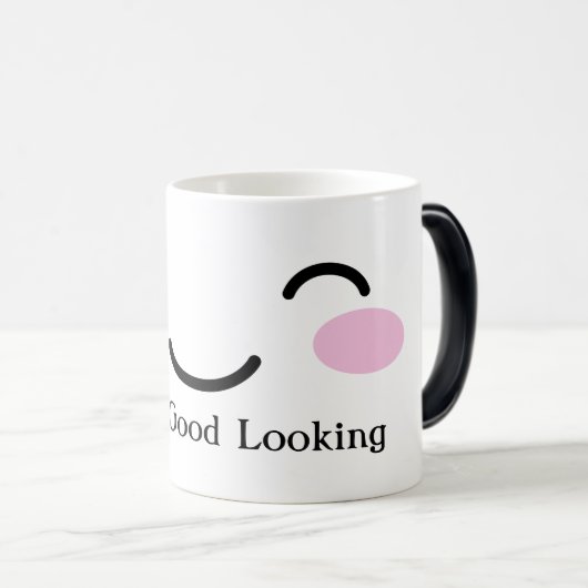 Kute kleur veranderende hittegevoelige morphing-mo magische mok (Voorkant rechts)