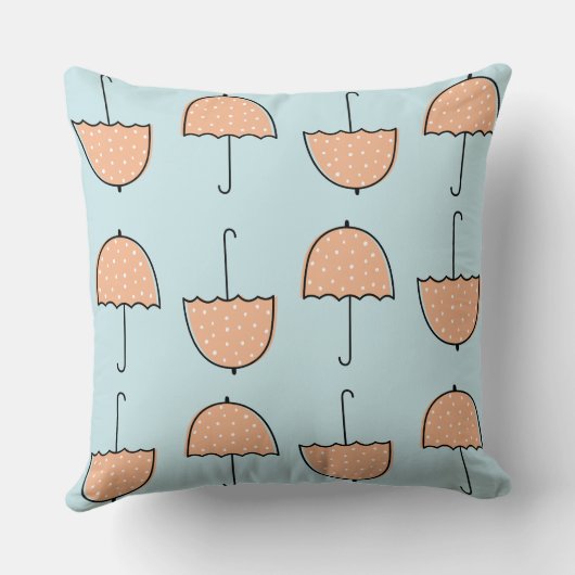 Kute kleuren blauw en beige l Nursery Baby girl Kussen (Achterkant)