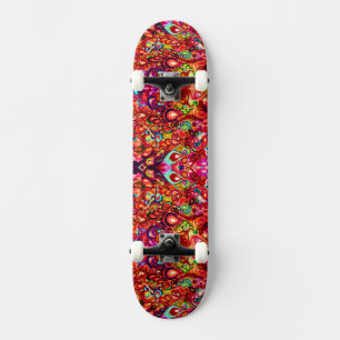 Kute kleurige abstracte zwenkverf Hoesje-Mate iPho Persoonlijk Skateboard