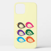 Kute kleurige irky vogels Case-Mate iPhone case (Achterkant)
