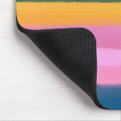 Kute kleurige streekstrepjes voor Waterverf Muismat (Hoek)