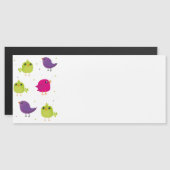 Kute kleurige vogels (Voorkant / Achterkant)