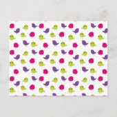 Kute kleurige vogels briefkaart (Voorkant)