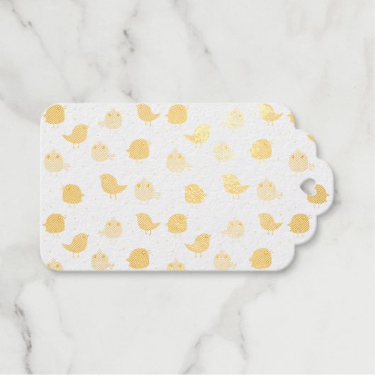 Kute kleurige vogels cadeaulabels (Voorkant (horizontaal))