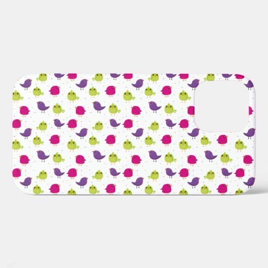 Kute kleurige vogels Case-Mate iPhone case (Achterkant (horizontaal))