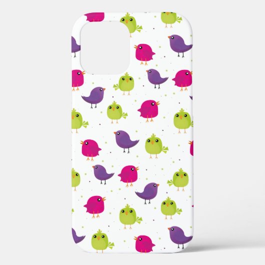 Kute kleurige vogels Case-Mate iPhone case (Achterkant)