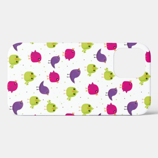 Kute kleurige vogels Case-Mate iPhone case (Achterkant (horizontaal))