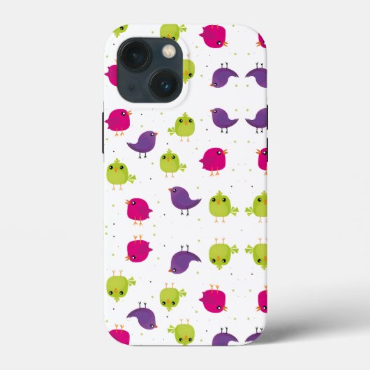 Kute kleurige vogels Case-Mate iPhone case (Achterkant)