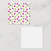 Kute kleurige vogels contactkaartje (Voorkant / Achterkant)