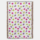 Kute kleurige vogels deken (Voorkant Verticaal)