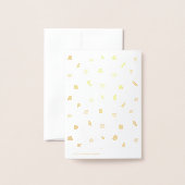 Kute kleurige vogels folie kaarten (Met envelop)