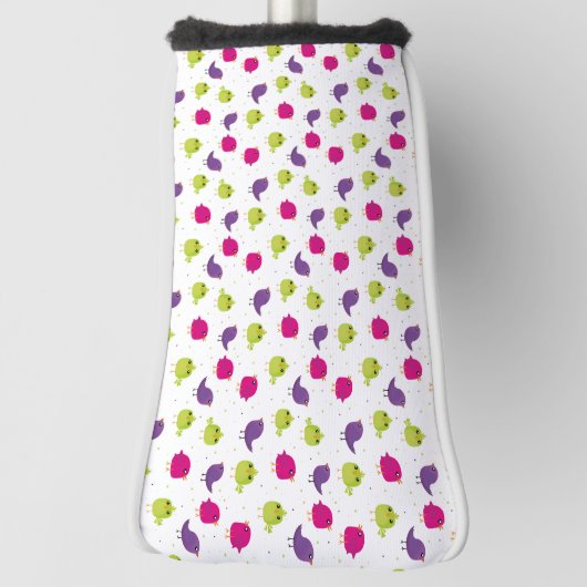 Kute kleurige vogels golfheadcover (Draai 90)