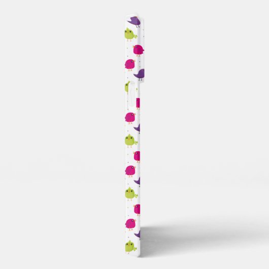 Kute kleurige vogels iPhone hoesje (Rechterkant)