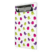 Kute kleurige vogels mini klembord (Angled2)