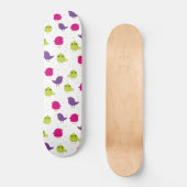Kute kleurige vogels persoonlijk skateboard (Voorkant)