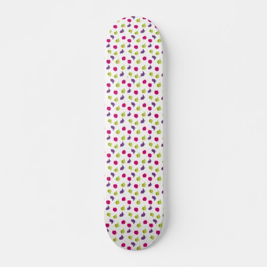 Kute kleurige vogels persoonlijk skateboard (Voorkant)