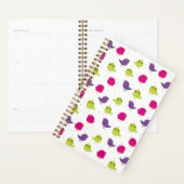 Kute kleurige vogels planner (Display)