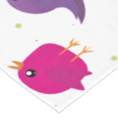 Kute kleurige vogels tafelkleed (Gekanteld)