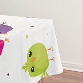 Kute kleurige vogels tafelkleed (Voorbeeld)