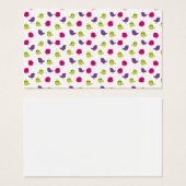 Kute kleurige vogels visitekaartje (Voorkant /achterkant)