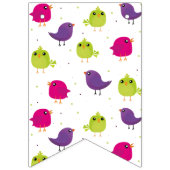 Kute kleurige vogels vlaggetjes (Tweede vlag)