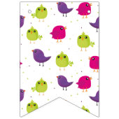 Kute kleurige vogels vlaggetjes (Derde vlag)