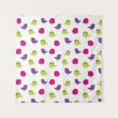 Kute kleurige vogels wandkleed (Voorkant)