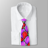 Kute kleurige Waterverf hand gebilde paaseieren Stropdas (Gebonden)