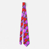 Kute kleurige Waterverf hand gebilde paaseieren Stropdas (Achterkant)