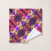 Kute kleurrijke abstracte lijnen werpen kussen iPh Bad Handdoek (Wasdoekje)