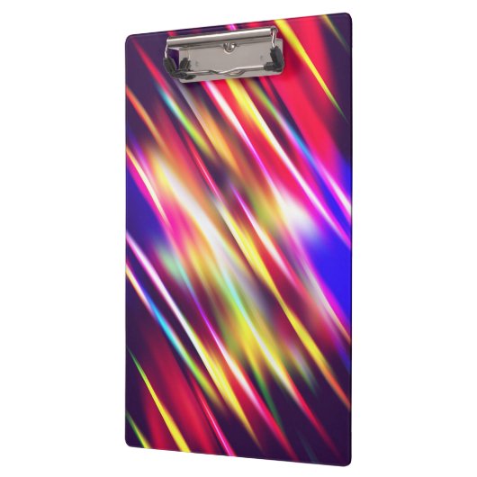 Kute kleurrijke abstracte lijnen werpen kussen iPh Klembord (Links)