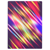 Kute kleurrijke abstracte lijnen werpen kussen iPh Klembord (Achterkant)