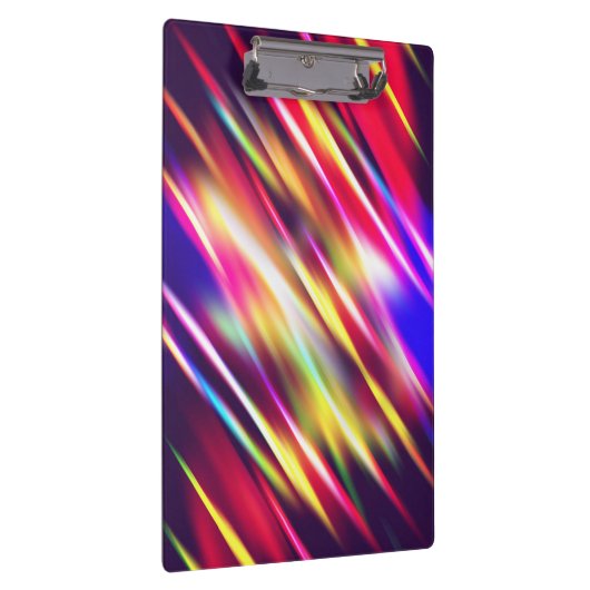 Kute kleurrijke abstracte lijnen werpen kussen iPh Klembord (Rechts)