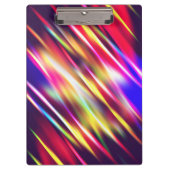 Kute kleurrijke abstracte lijnen werpen kussen iPh Klembord (Voorkant)