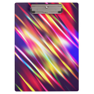 Kute kleurrijke abstracte lijnen werpen kussen iPh Klembord
