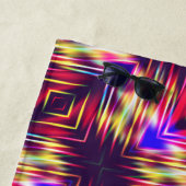 Kute kleurrijke abstracte lijnen werpen kussen iPh Strandlaken (In situ)