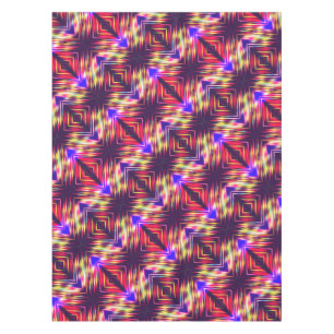 Kute kleurrijke abstracte lijnen werpen kussen iPh Tafelkleed