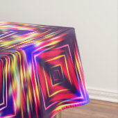 Kute kleurrijke abstracte lijnen werpen kussen iPh Tafelkleed (Voorbeeld)